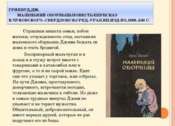 Маленький оборвыш - краткое содержание