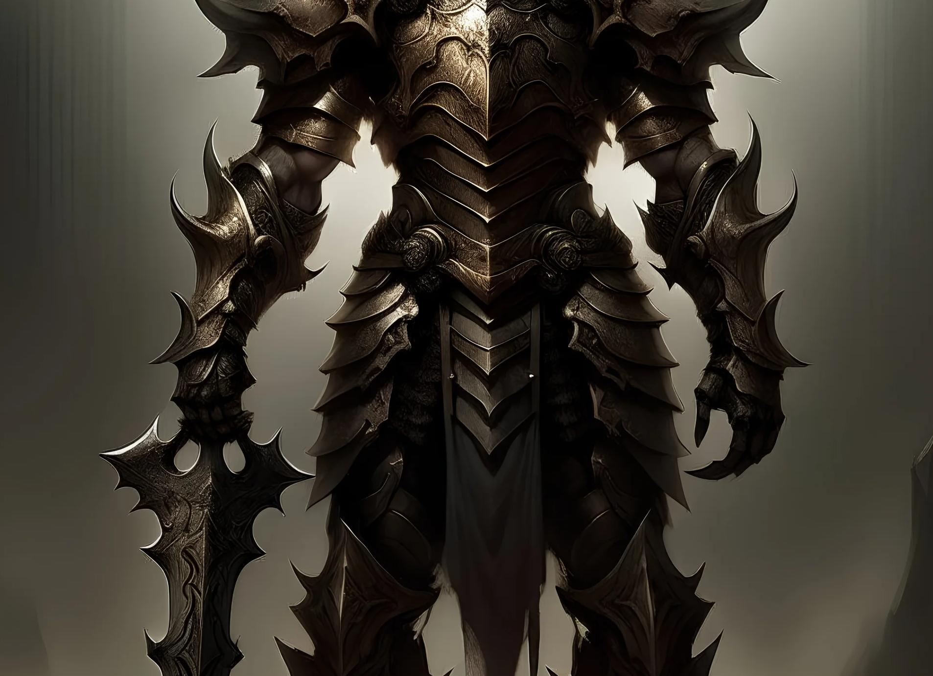 Демон смотрит на мир с